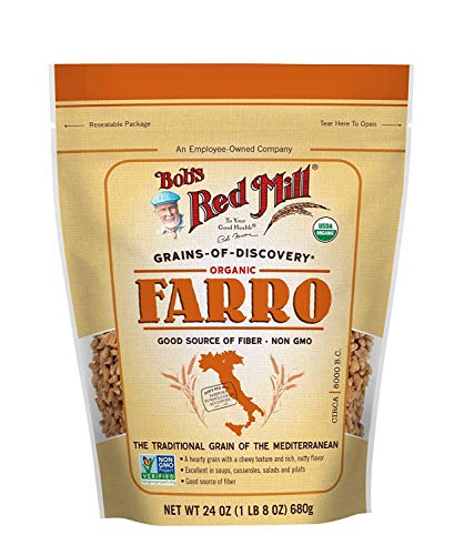 Bobs Red Mill Grain Organic Farro, 24 Ounce (Pack of 2)