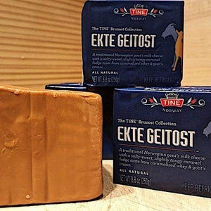 Ekte Geitost Norwegian Goat Cheese 8.8 oz, 2 Pack