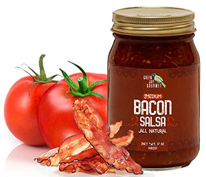 Green Jay Gourmet Bacon Salsa - Medium Heat - 17 Ounces