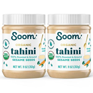 Soom Foods Organic Tahini, 11oz (2 Pack)