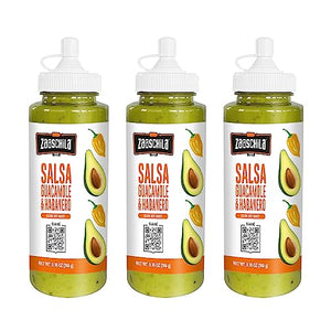 Zaaschila Guacamole & Habanero Sauce, 3 Pack