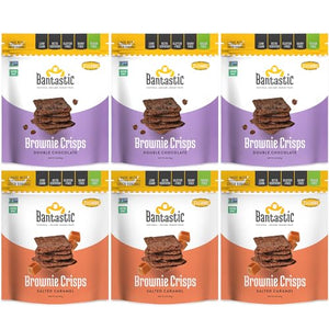 Bantastic Brownie Crisps, Double Chocolate & Salted Caramel