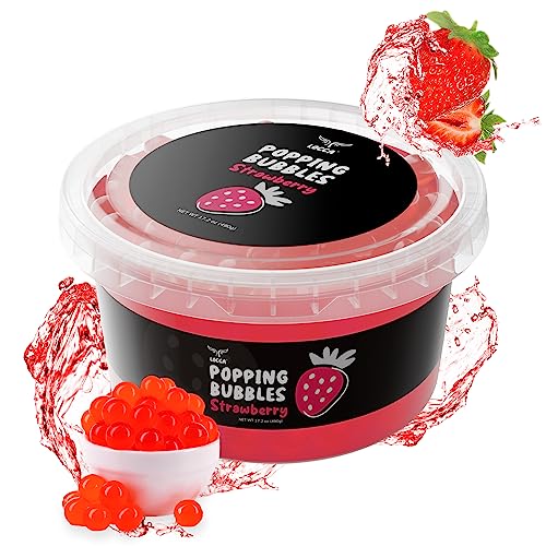 Strawberry Popping Boba Pearls, 17oz