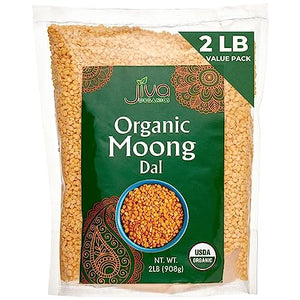 Jiva Organic Yellow Moong Dal, 2 Pound