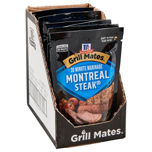 McCormick Grill Mates Montreal Steak Marinade, 5 oz (Pack of 6)