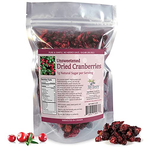 Unsweetened Dried Cranberries, 3oz