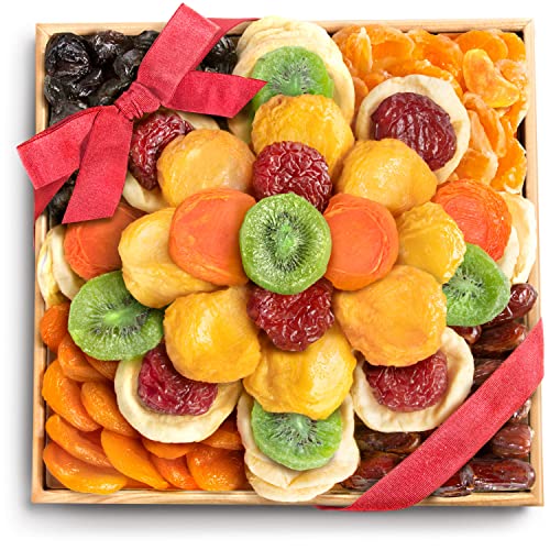 A Gift Inside Sweet Bloom Dried Fruit Deluxe Tray