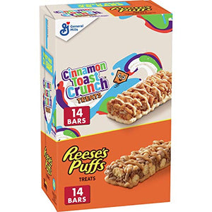 Reese's Puffs Cinnamon Toast Crunch Cereal Bars, 28 ct