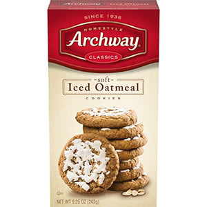 Archway Soft Iced Oatmeal Cookies, 9 Pack