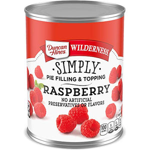 Duncan Hines Wilderness Simply Pie Filling, Raspberry, 21 Ounce (Pack of 8)