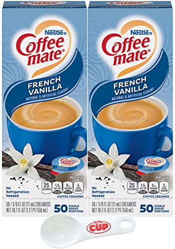 Nestle Coffee mate French Vanilla Creamer Singles, 50 Ct Box