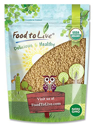 Food to Live Organic Whole Wheat Couscous, 3 Pounds