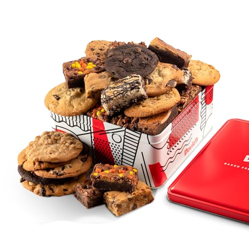 David's Cookies Gourmet Assorted Cookies and Brownies Gift Tin