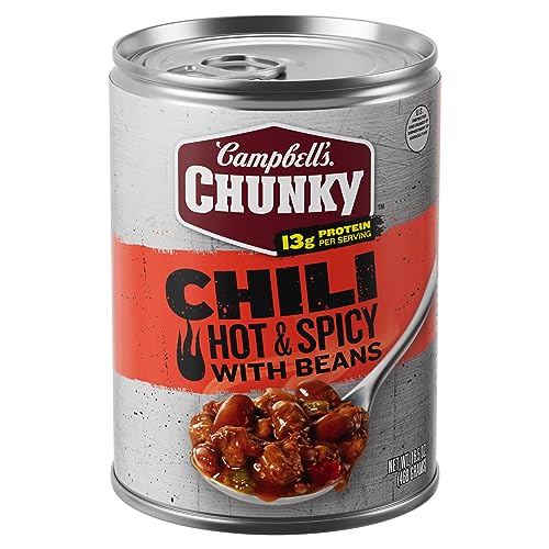 Campbell's Chunky Hot and Spicy Chili with Beans, 16.5 oz