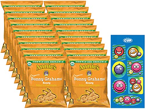 Annie's Organic Honey Bunny Grahams, Pack of 20