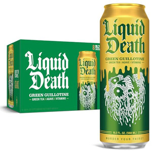 Liquid Death Green Guillotine Iced Tea, 8-Pack