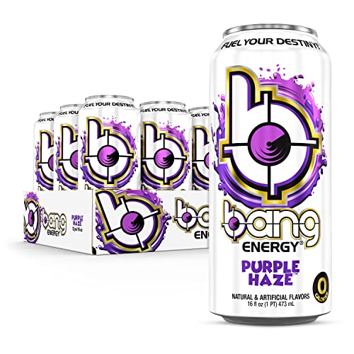 Bang Energy Purple Haze, 16 Ounce (Pack of 12)