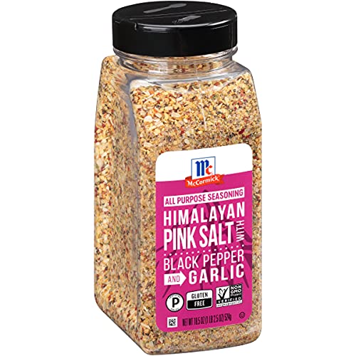 McCormick Himalayan Pink Salt with Black Pepper and Garlic, 18.5 oz