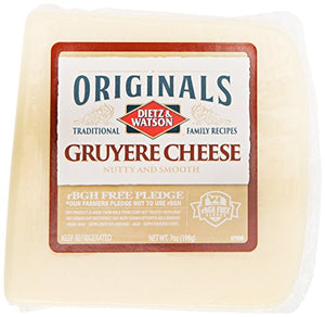 Dietz & Watson German Gruyere Cheese Block, 7 oz