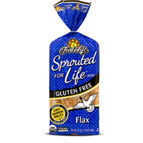 Food For Life Gluten Free Sprouted Flax Bread, 24 Ounce (6 Pack)