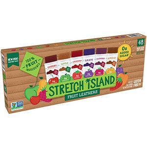 Stretch Island Fruit Leather Snacks Variety Pack, 0.5 Ounce (48 Pack)