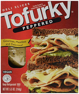 Tofurky Deli Slices, Peppered, 5.5 oz