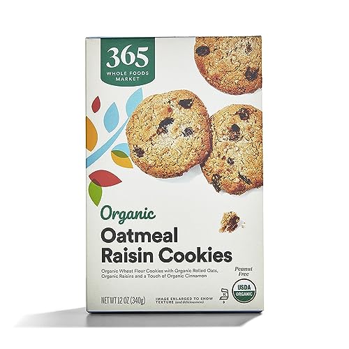 365 by Whole Foods Market, Organic Oatmeal Raisin Cookies