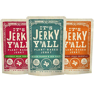 It's Jerky Y'all Plant Based Jerky Variety Pack (3 Pack)