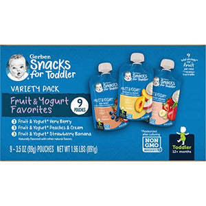 Gerber Baby Food Pouches, Value Pack, 9 Count