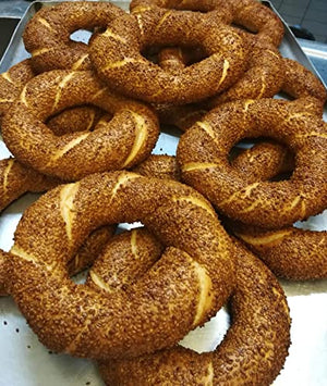 Gulluoglu Sesame Bagel (Simit), 8 pieces