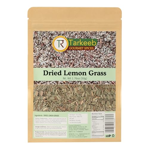 Tarkeeb Lemongrass – Dried Lemon Grass, 1.76oz/50g