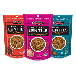 Seapoint Farms Mighty Lil’ Lentils, Variety Pack, 5 oz (Pack of 3)