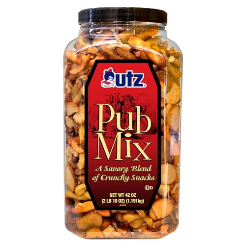 Utz Pub Mix, 42 Oz. Barrel, Savory Snack Mix