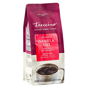 Teeccino Vanilla Nut Chicory Coffee Alternative, 11 Ounce