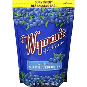 Wyman's of Maine Wild Blueberries, 15 oz (Pack of 12)