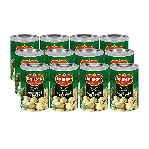 Del Monte Whole Artichoke Hearts, 14 oz, 12 Pack