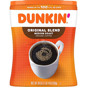 Dunkin' Original Blend Medium Roast Ground Coffee, 30 oz