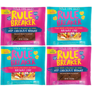 Rule Breaker Snacks Chocolate Brownie, Pack of 4