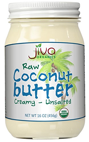 Jiva Organics RAW Organic Coconut Butter, 16 Ounce Jar