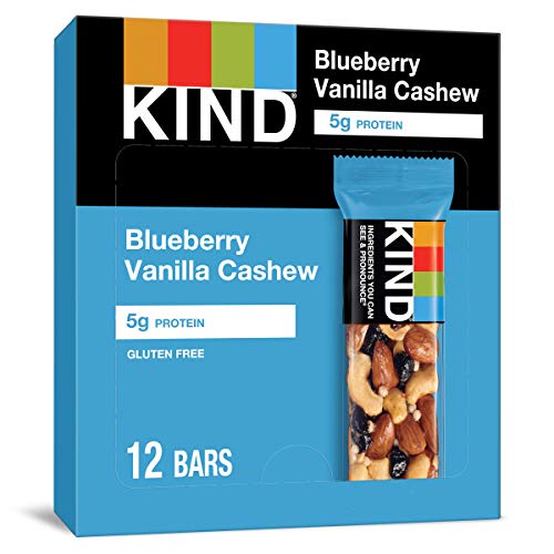 Kind Blueberry Vanilla & Cashew Bars, 12 ct