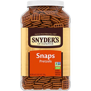 Snyder's Pretzel Snaps, 46 Oz Canister