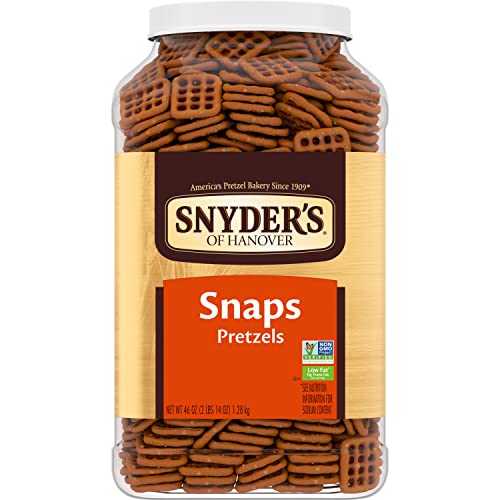 Snyder's Pretzel Snaps, 46 Oz Canister