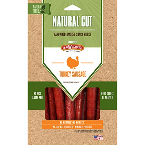 Old Wisconsin Natural Cut Turkey Snack Sticks, 6 oz