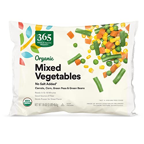 365 by Whole Foods Market Organic Mixed Vegetables, Frozen, 16 oz