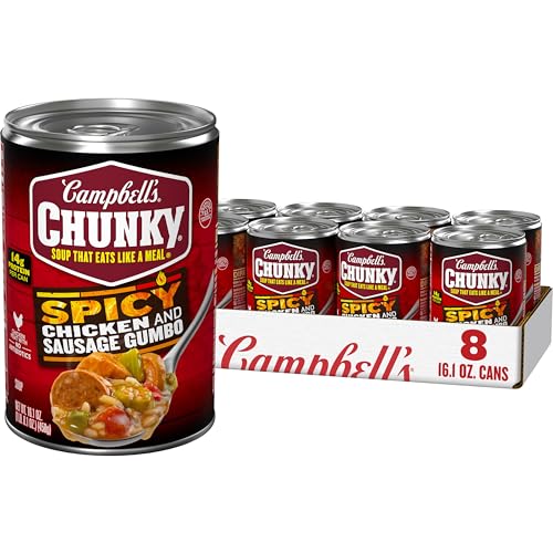 Campbell's Chunky Soup, Spicy Chicken and Sausage Gumbo, 16.1 oz