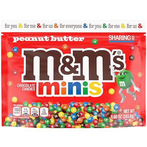 M&M'S Minis Peanut Butter Milk Chocolate, 8.6 Oz