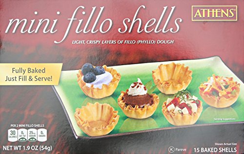 Athens Mini Fillo Dough Shells, 15 Count (Frozen)