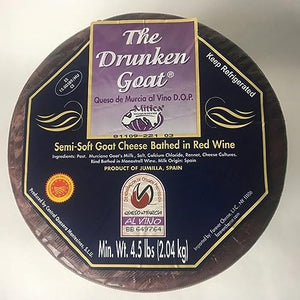 Murcia Al Vino (Drunken Goat) Goat Cheese (Whole Wheel)