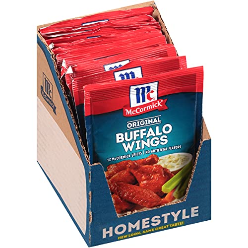 McCormick Original Buffalo Wings Seasoning Mix, 1.6 oz, 12 Pack