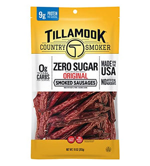 Tillamook Keto Friendly Zero Sugar Smoked Sausages, 10 Ounce